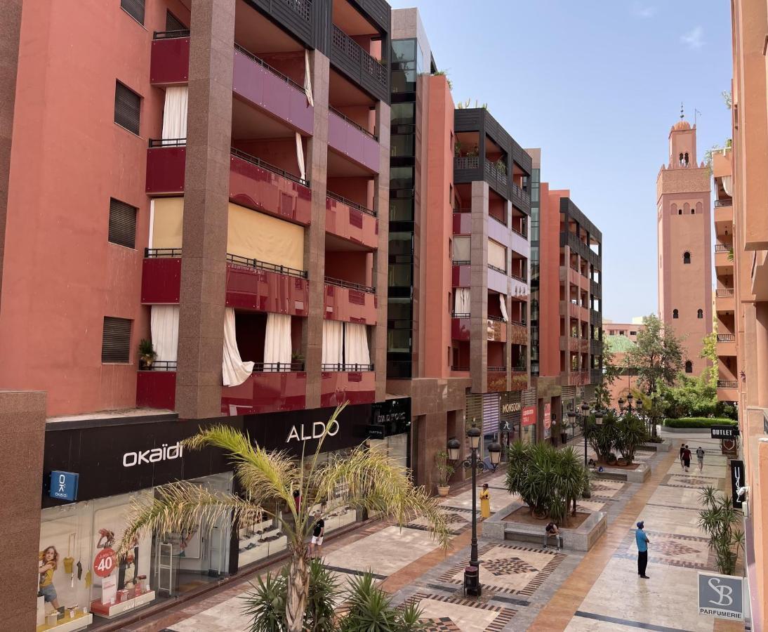 Appartement Haut Standing Gueliz Plaza Avec Vue 马拉喀什 外观 照片