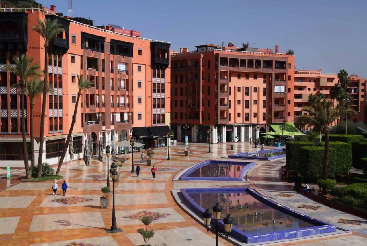 Appartement Haut Standing Gueliz Plaza Avec Vue 马拉喀什 外观 照片