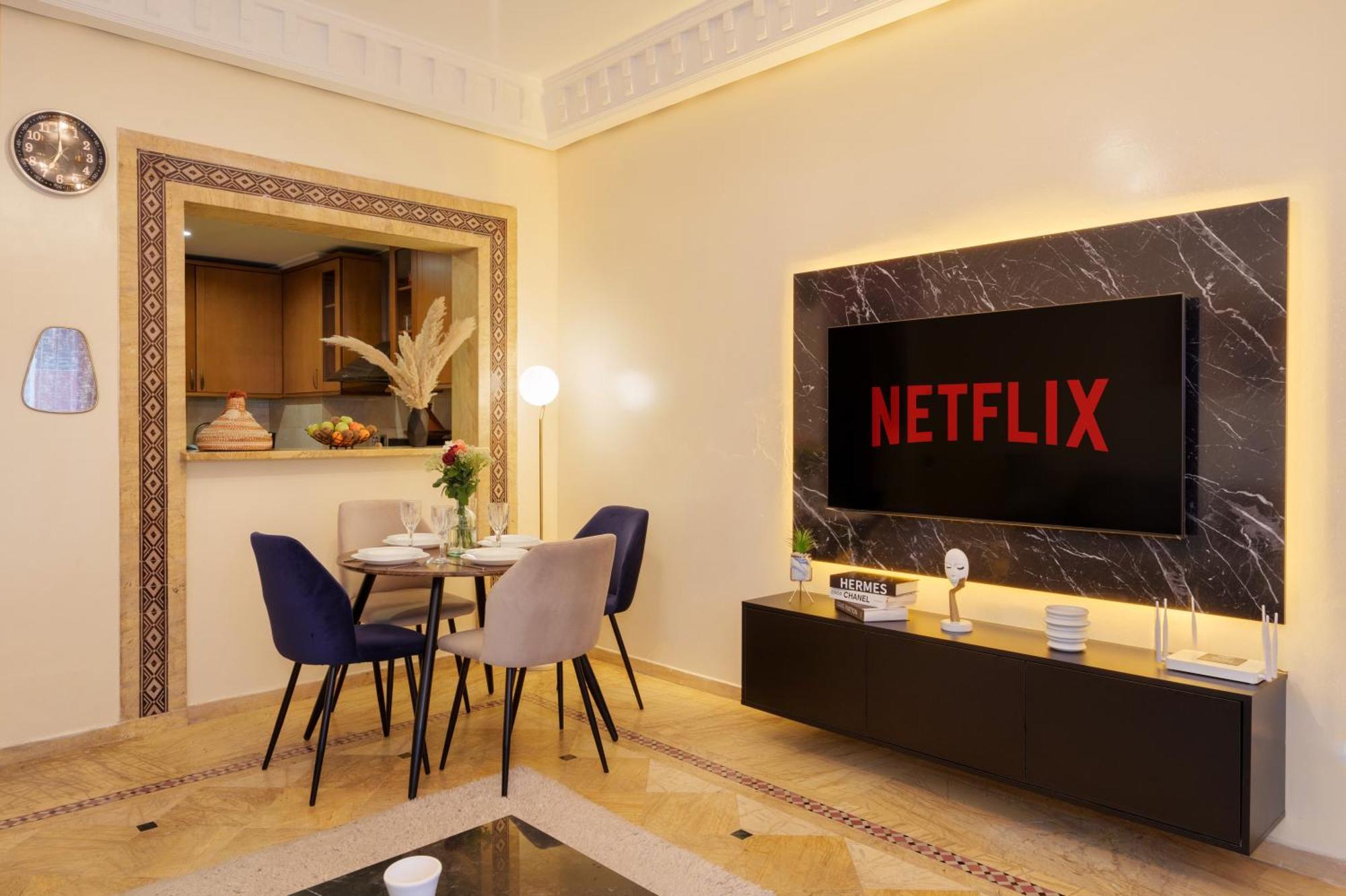 Appartement Haut Standing Gueliz Plaza Avec Vue 马拉喀什 外观 照片