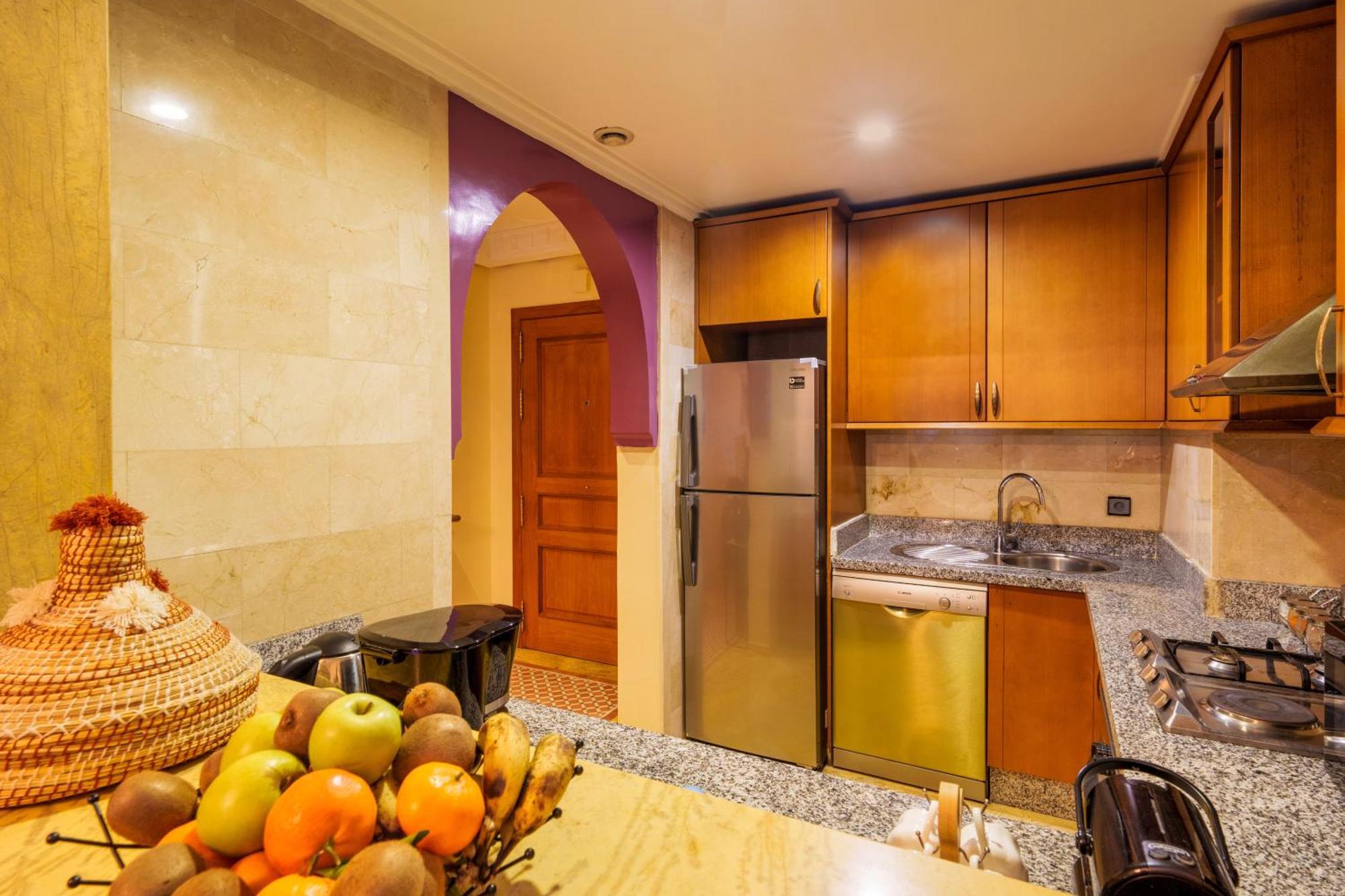 Appartement Haut Standing Gueliz Plaza Avec Vue 马拉喀什 外观 照片