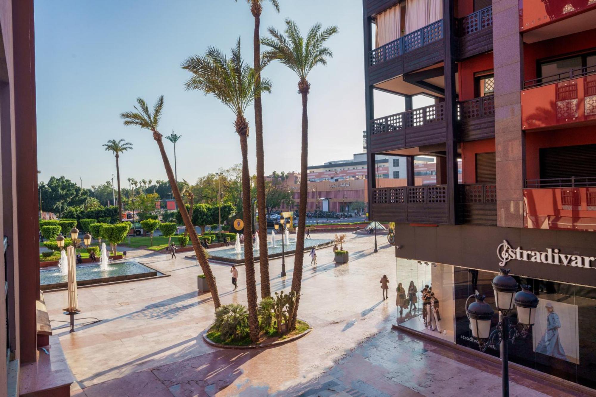 Appartement Haut Standing Gueliz Plaza Avec Vue 马拉喀什 外观 照片